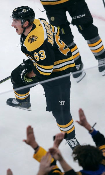 Marchand's 2 goals, 3 assists carry Bruins to 6-4 win